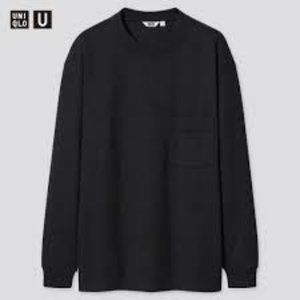 BNWT Uniqlo U Crewneck Long Sleeve T-Shirt, XXS XS
